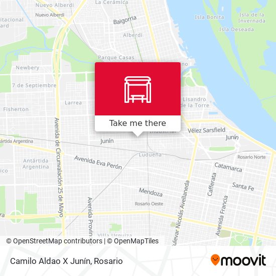 Camilo Aldao X Junín map