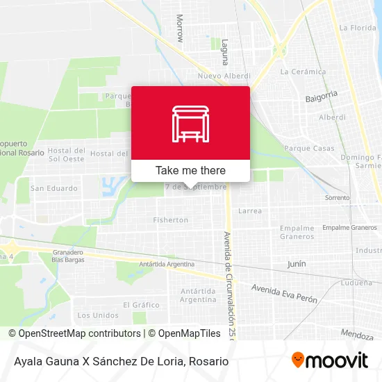 Ayala Gauna X Sánchez De Loria map