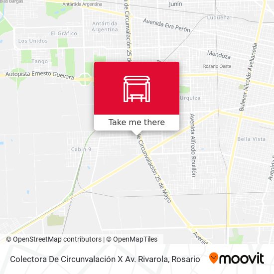 Colectora De Circunvalación X Av. Rivarola map