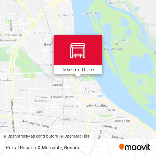 Portal Rosario X Mercante map