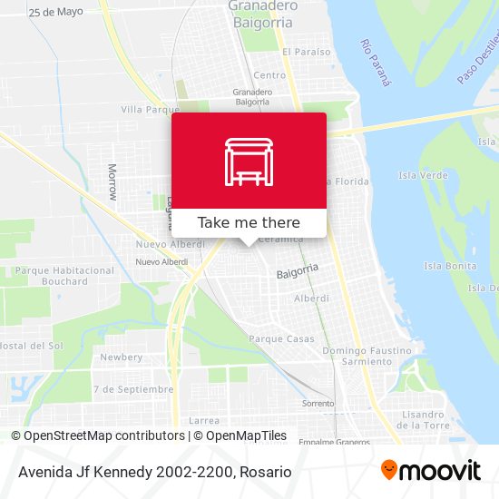Avenida Jf Kennedy 2002-2200 map
