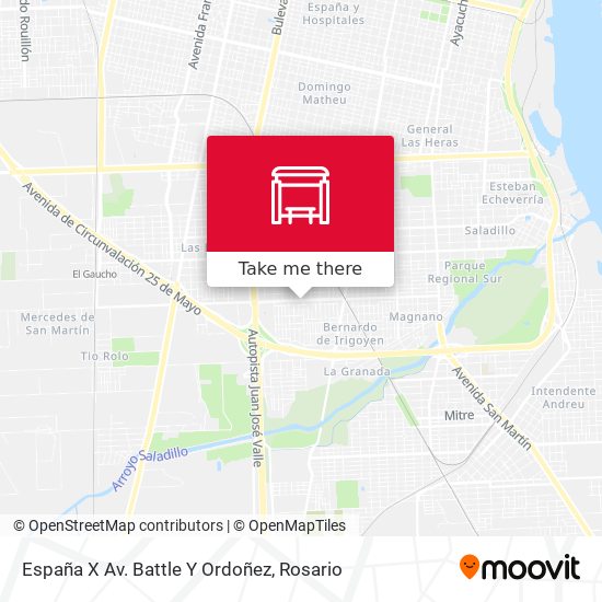 España X Av. Battle Y Ordoñez map