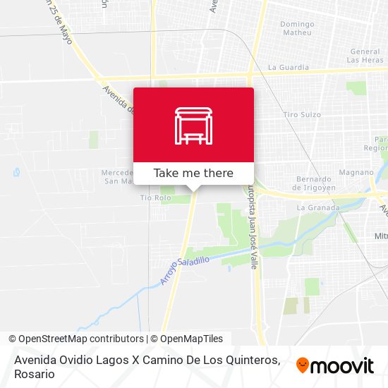 Avenida Ovidio Lagos X Camino De Los Quinteros map
