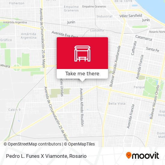 Pedro L. Funes X Viamonte map