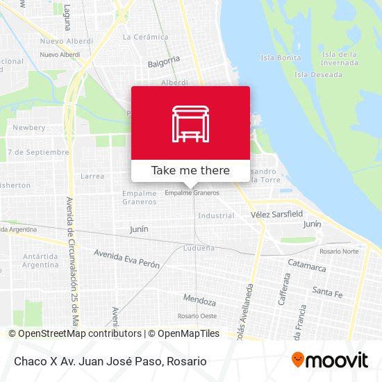 Chaco X Av. Juan José Paso map