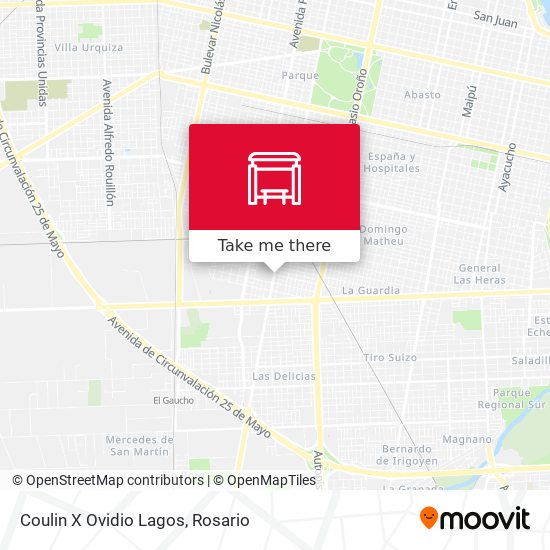 Mapa de Coulin X Ovidio Lagos