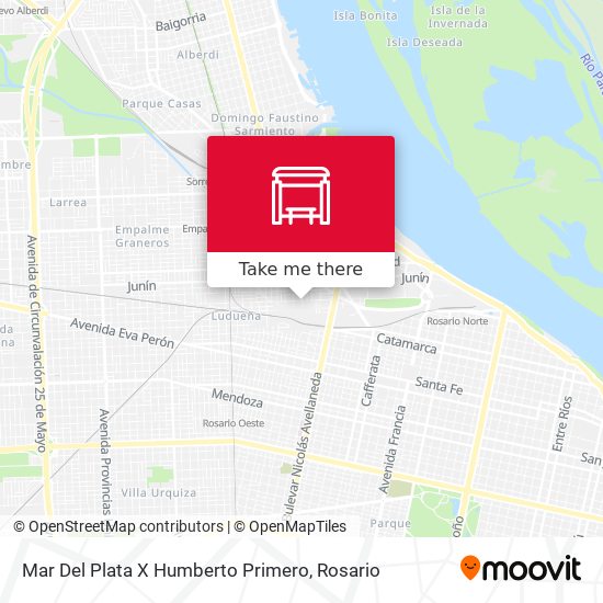 Mapa de Mar Del Plata X Humberto Primero