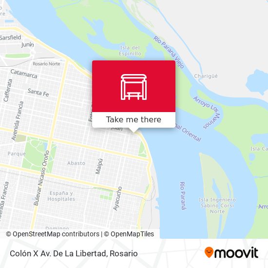 Colón X Av. De La Libertad map