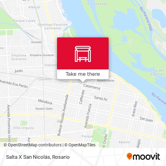 Mapa de Salta X San Nicolás