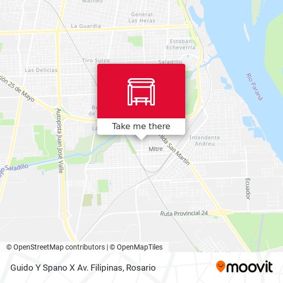 Guido Y Spano X Av. Filipinas map