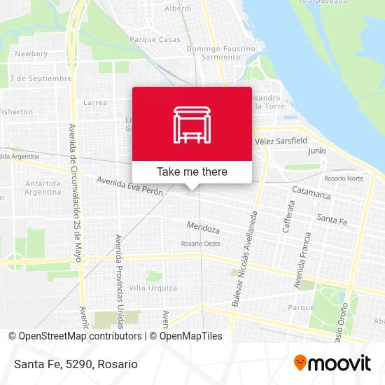 Santa Fe, 5290 map