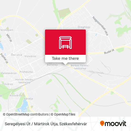 Seregélyesi Út / Mártírok Útja map
