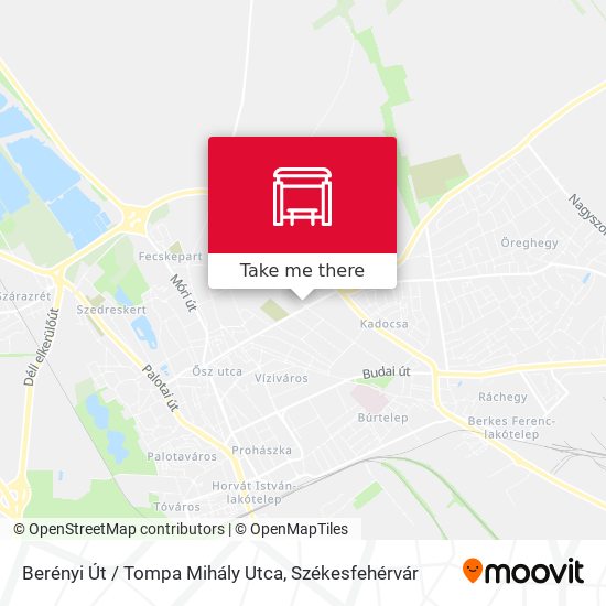 Berényi Út / Tompa Mihály Utca map