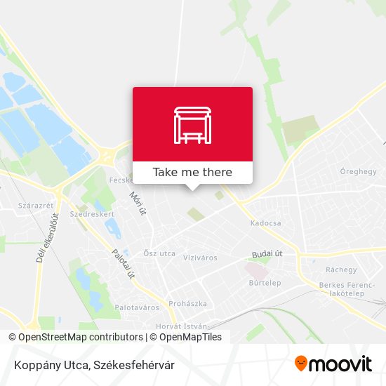 Koppány Utca map