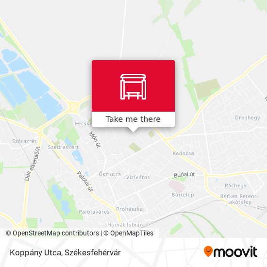 Koppány Utca map