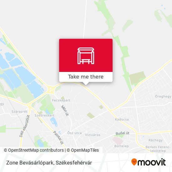 Zone Bevásárlópark map