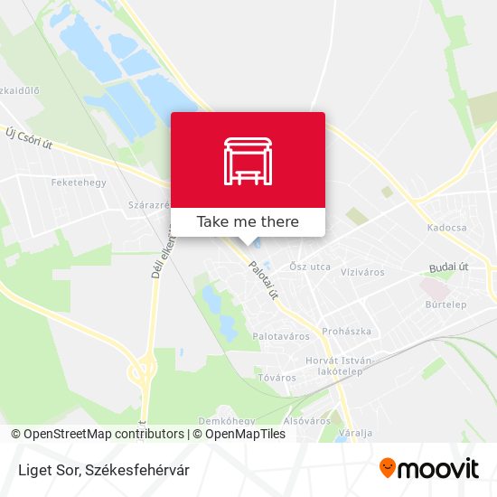Liget Sor map