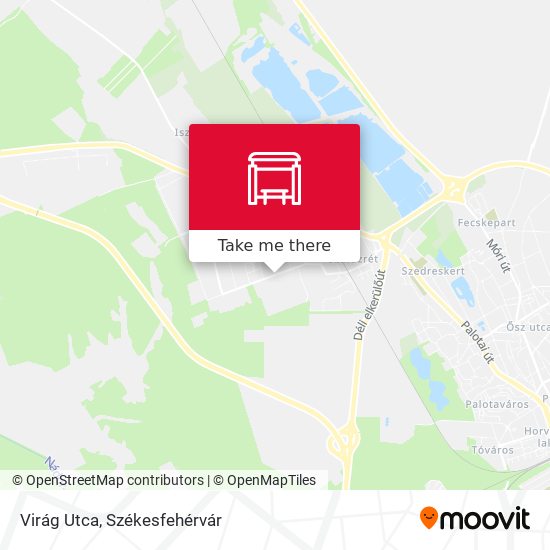 Virág Utca map