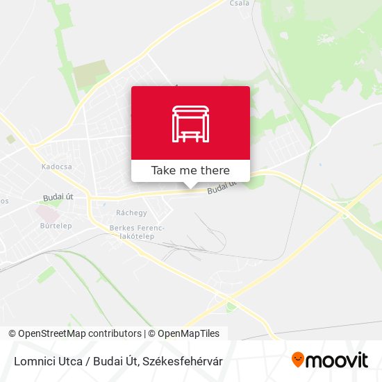 Lomnici Utca / Budai Út map
