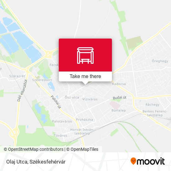 Olaj Utca map