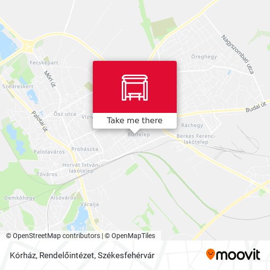 Kórház, Rendelőintézet map