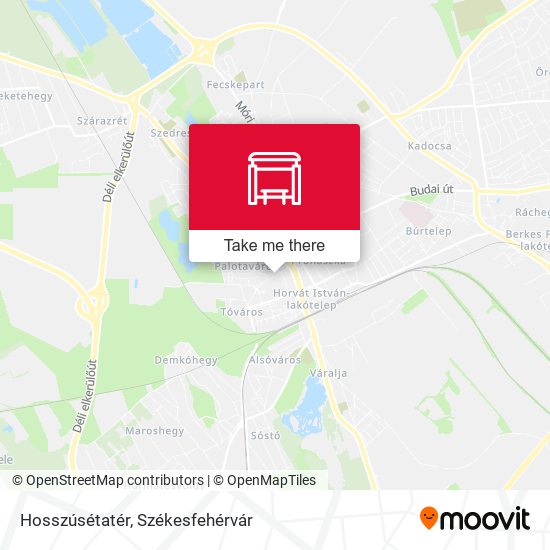 Hosszúsétatér map