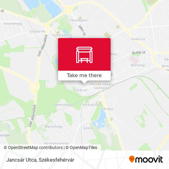Jancsár Utca map