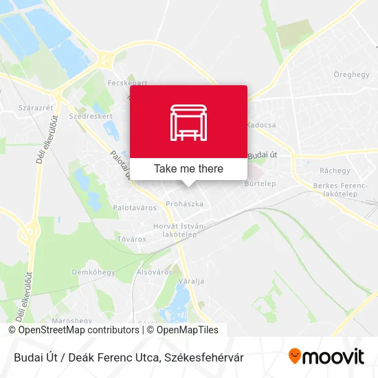 Budai Út / Deák Ferenc Utca map