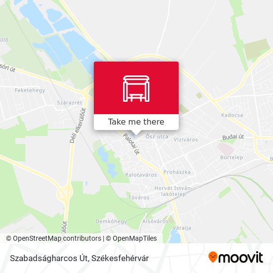 Szabadságharcos Út map