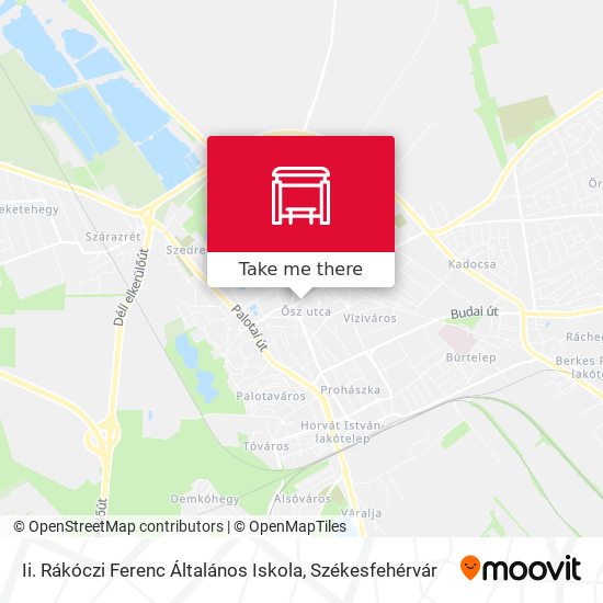 Ii. Rákóczi Ferenc Általános Iskola map