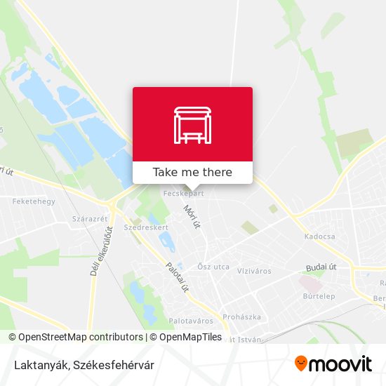 Laktanyák map