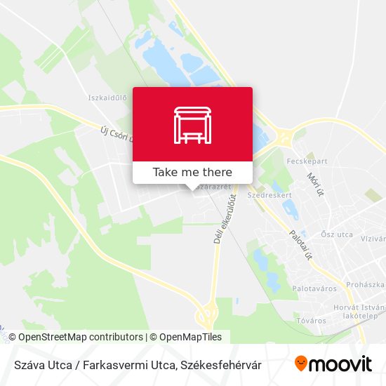 Száva Utca / Farkasvermi Utca map
