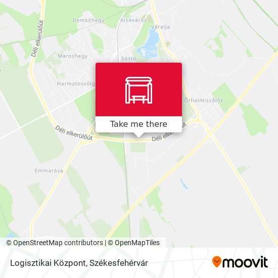 Logisztikai Központ map