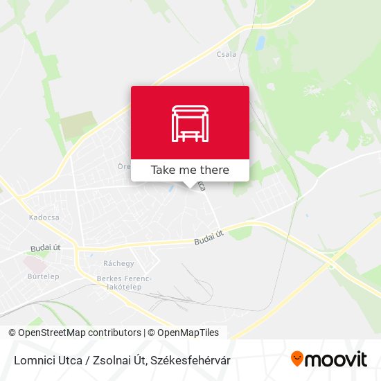 Lomnici Utca / Zsolnai Út map