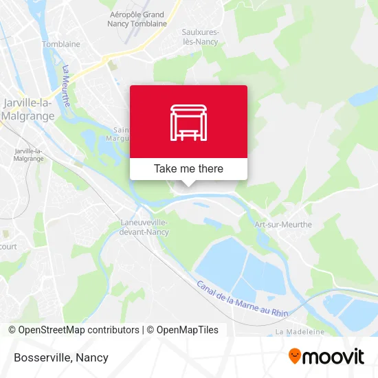 Bosserville map
