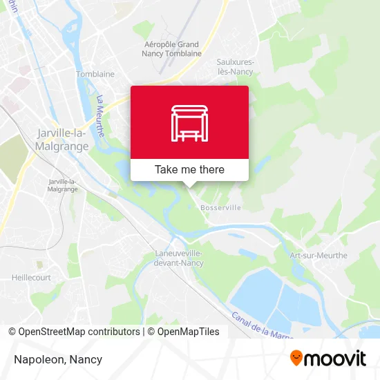 Napoléon map