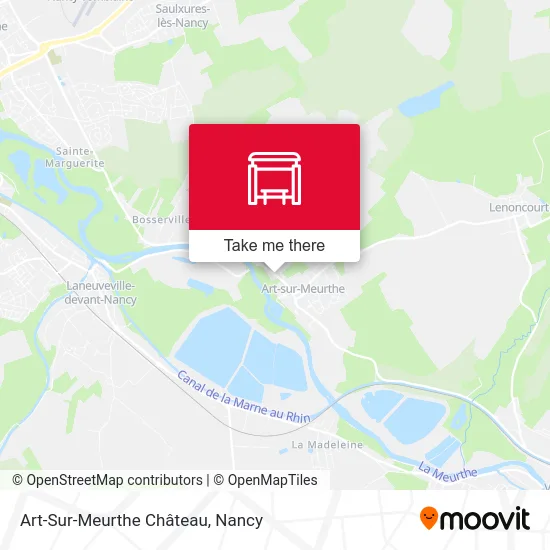 Art-Sur-Meurthe Château map