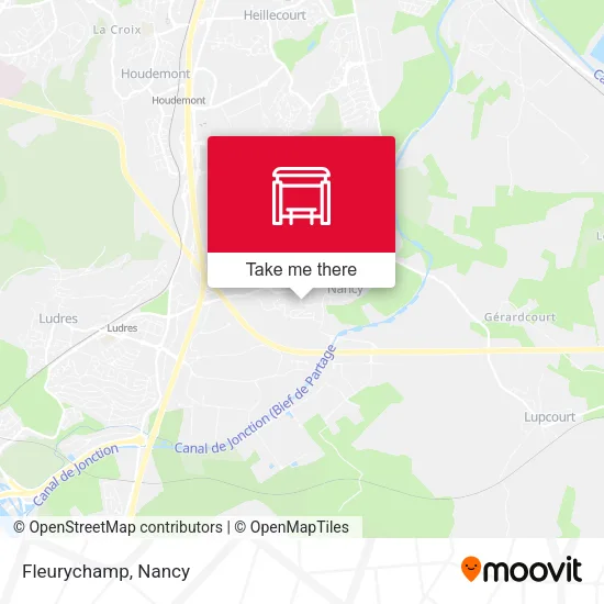 Fleurychamp map