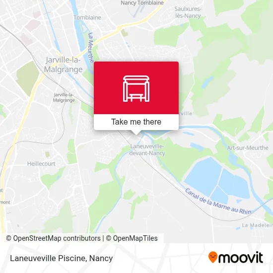 Laneuveville Piscine map