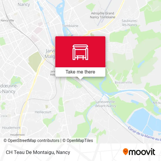 CH Teau De Montaigu map