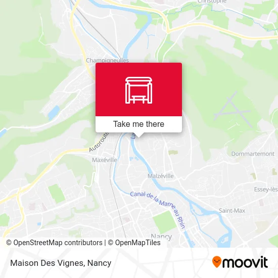 Maison Des Vignes map