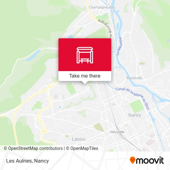 Les Aulnes map