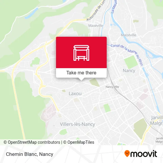 Chemin Blanc map