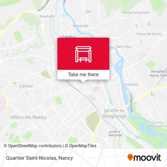 Quartier Saint-Nicolas map