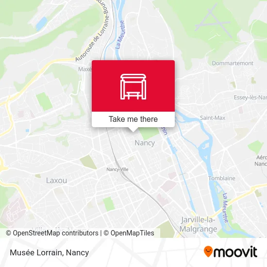 Musée Lorrain map