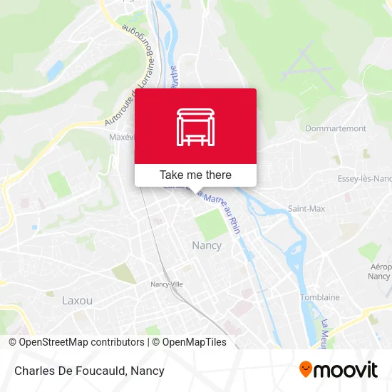 Charles De Foucauld map