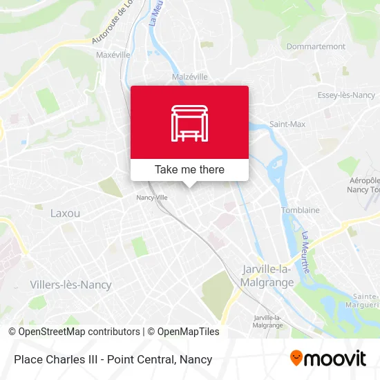 Place Charles III - Point Central map