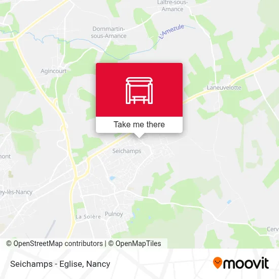 Seichamps - Eglise map