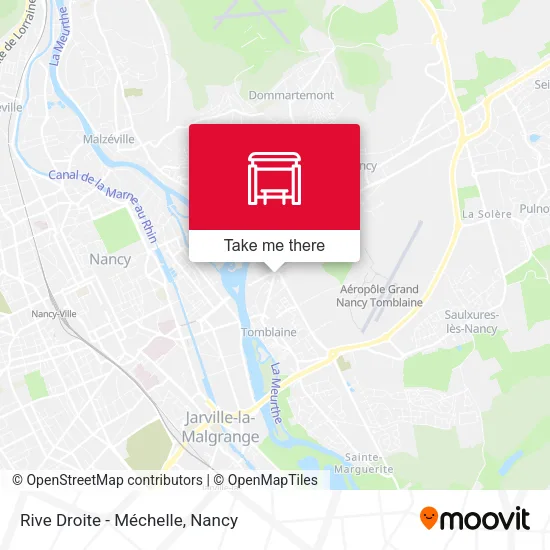Rive Droite - Méchelle map