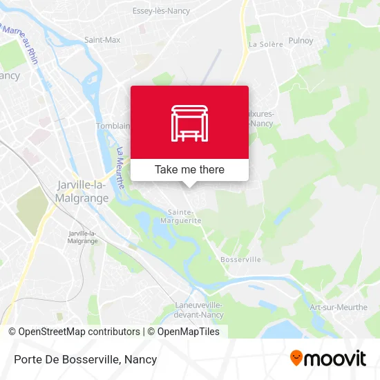Porte De Bosserville map